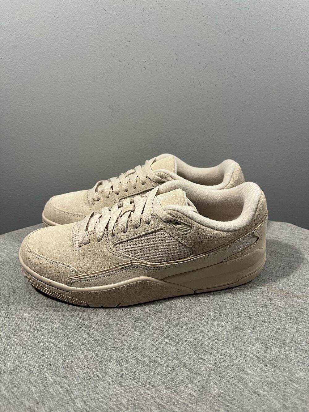 Jordan Flight Court Low Top Suede Legend Light Brown Women's Size 8.5 FZ9854-200